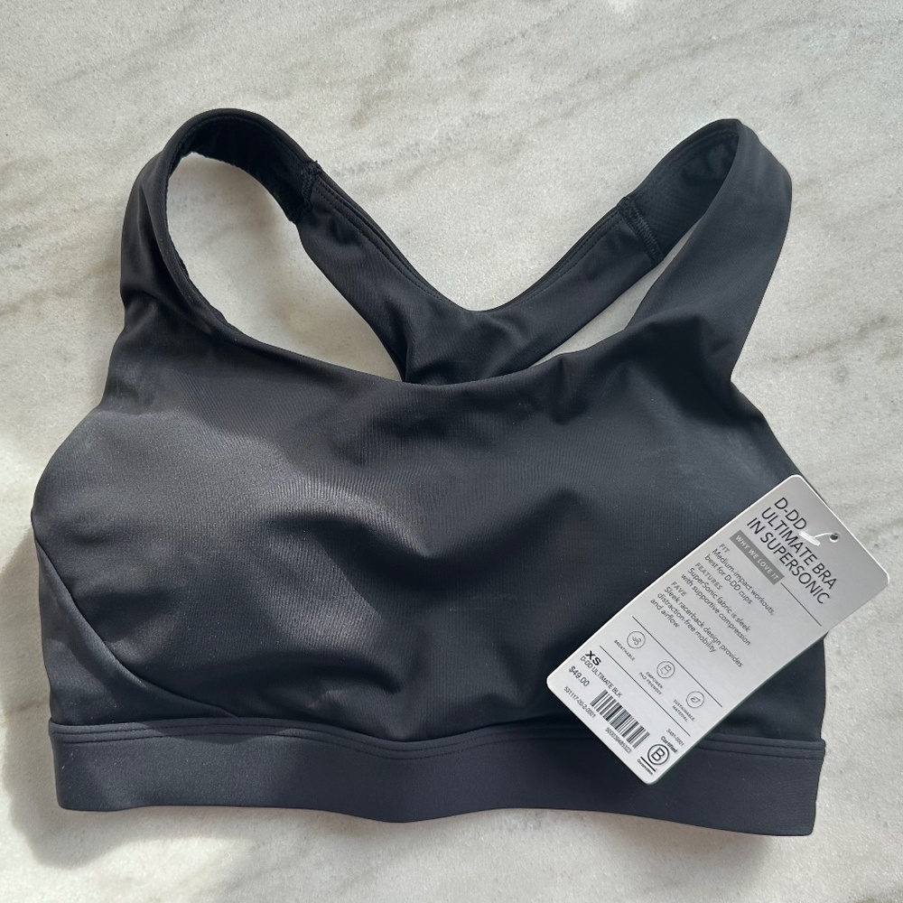 Athleta Ultimate Bra D-DD, Size XS, Black